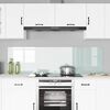 vidaXL Rivestimento da Cucina 2 pcs Bianco 90 x 50 cm vetro temperato