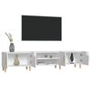 vidaXL Mobile Porta TV Bianco Lucido 180x31,5x40 cm Legno Multistrato