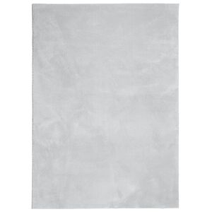 vidaXL Tappeto a Pelo Corto HUARTE Morbido e Lavabile Grigio 160x230cm