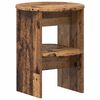 vidaXL Mobile laterale Legno vecchio &Oslash;40 x 50 cm Legno ingegnerizzato
