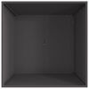 vidaXL Focolare Nero 80 x 80 x 40 cm Acciaio