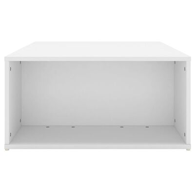 vidaXL Tavolino da Salotto Bianco 90x67x33 cm in Legno Multistrato