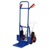 vidaXL Carrello per Scale Pieghevole con 6 Ruote Blu