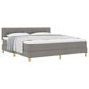 vidaXL Letto a molle con cuscino Talpa 180 x 200 cm Tessuto