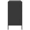 vidaXL Credenza Nera 101,5x39x73,5 cm in Acciaio Laminato a Freddo