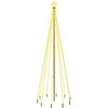 vidaXL Albero di Natale con Puntale Bianco Caldo 310 LED 300 cm