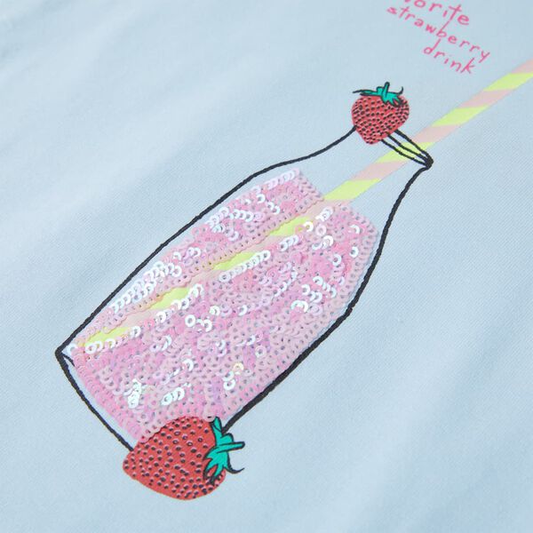 Maglietta da Bambina Blu Tenue 128