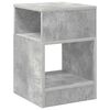 vidaXL Tavolino 2 pcs Grigio cemento 30,5 x 30 x 45 cm