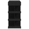 vidaXL Tavolo da bar Rovere Nero 100 x 48 x 101,5 cm Legno multistrato
