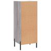 vidaXL Credenza Grigio Sonoma 34,5x34x90 cm in Legno Multistrato