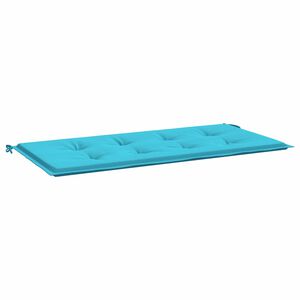 vidaXL Cuscino per Sedia Tessuto Oxford Turchese 100 x 50 x 3 cm
