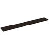 vidaXL Ripiano Marrone Scuro 220x30x(2-4) cm Massello Rovere Trattato