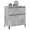 vidaXL Credenza Grigio Cemento 60x35x70 cm in Legno Multistrato