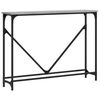 vidaXL Tavolino Consolle Grigio Sonoma 102x22,5x75cm Legno Multistrato