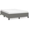 vidaXL Struttura letto senza Materasso Grigio Scuro 137x190 cm in Tessuto