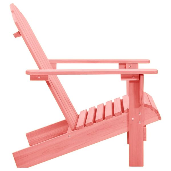 vidaXL Sedia Giardino Adirondack in Legno Massello di Abete Rosa