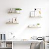 vidaXL Scaffali a Parete 4 pz Rovere 60x23,5x3,8 cm in MDF