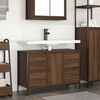 vidaXL Mobile Lavabo con Cassetti Rovere Marrone 90x34,5x60 cm