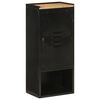 vidaXL Mobile da Bagno 40x27x90 cm in Ferro e Legno Massello di Mango