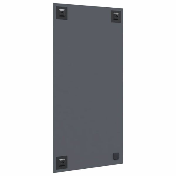 vidaXL Specchio da parete Rettangolare 40 x 80 cm vetro temperato