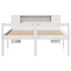 vidaXL Letto Libreria senza Materasso Bianco 140x190 cm Legno di Pino