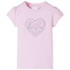 Maglietta da Bambina Rosa Chiaro 104