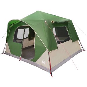 vidaXL Tenda Istantanea Verde 365 x 380 x 200 cm Poliestere e Acciaio