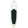 vidaXL Set Tavola da SUP Gonfiabile Verde e Bianco