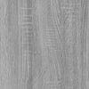 vidaXL Set di Mobili da Bagno Grigio Sonoma in Legno Multistrato