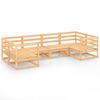 vidaXL Set Divani da Giardino 6 pz in Legno Massello di Pino