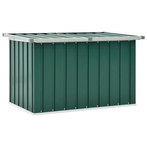 vidaXL Baule da giardino verde 109x67x65 cm