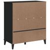 vidaXL Libreria VIKEN Nera 80x40x80 cm in Legno Multistrato