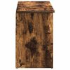 vidaXL Scarpiera Rovere Fumo 102x30,5x45 cm in Legno Multistrato