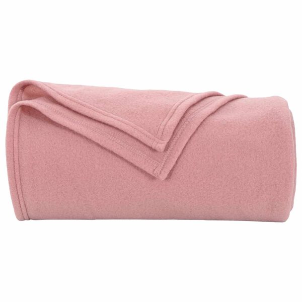 vidaXL Coperte da Pile 24 pcs Rosa 240 x 220 cm Panno