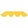 vidaXL Baldacchino per Dondolo Giardino Giallo 188/168x145/110 cm