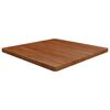 vidaXL Piano Tavolo Quadrato Marrone Scuro 90x90x4cm Rovere Trattato