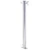 vidaXL Colonna d'Acqua da Giardino 80 cm Acciaio Inox Rotonda