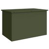 vidaXL Scatola di Stoccaggio Esterno Verde Oliva 80 x 50,5 x 50 cm