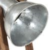 vidaXL Lampada da Scrivania 25 W Argento Vintage 30x17x40 cm E27
