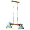 vidaXL Lampada Pensile 25 W Blu Anticato 85x28x109 cm E27