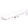 vidaXL Pannelli Murali 12 pz Crema 60x15 cm Velluto 1,08 m²