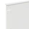 vidaXL Testiera con testiera Bianco 90 cm Legno multistrato