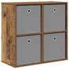 vidaXL Credenza con cassetto Legno vecchio 68,5 x 32 x 67 cm