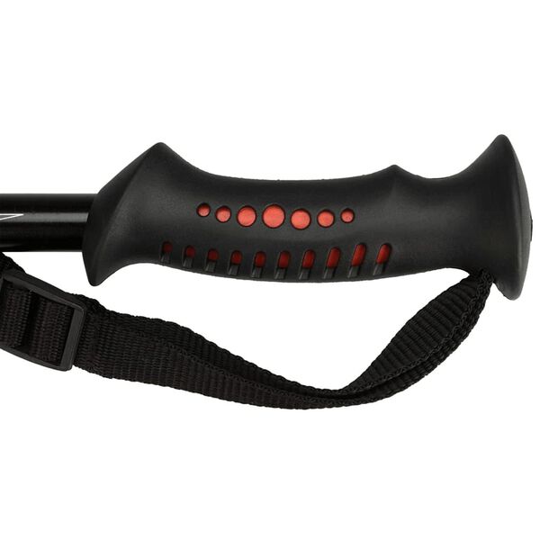 Abbey Bastoni Telescopici da Trekking 2 pz Alluminio Nero 21SV-ZRW-Uni