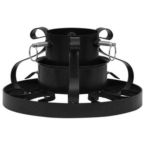 vidaXL Base per Albero di Natale Nera 29x29x15,5 cm