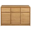 vidaXL Credenza SAUDA Rovere 114x43x75,5 cm in Legno Massello di Pino