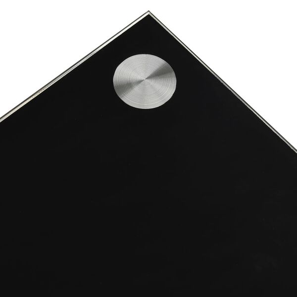 vidaXL Tavolino da Salotto Nero 110x43x60 cm in Vetro Temperato