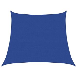 vidaXL Vela Parasole 160 g/m&sup2; Trapezio Blu 3/4x3 m in HDPE