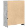 vidaXL Credenza con LED Grigio Cemento 77x34x100 cm Legno Multistrato