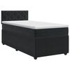 vidaXL Letto box spring con materasso Grigio Chiaro 90 x 190 cm